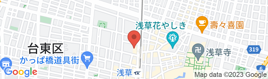 浅草ビューホテルの地図