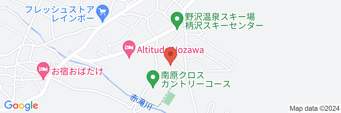 野沢温泉 お宿 内田屋の地図