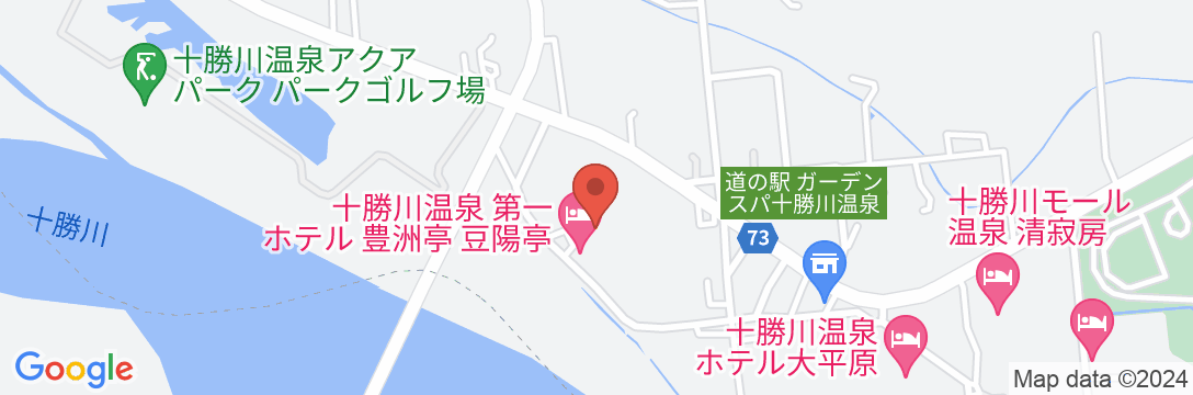 十勝川温泉 第一ホテルの地図