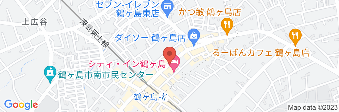 シティ・イン鶴ヶ島の地図