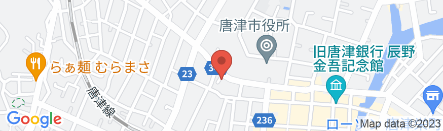 唐津第一ホテルの地図