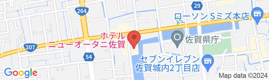 ホテルニューオータニ佐賀の地図