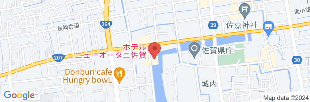 ホテルニューオータニ佐賀の地図