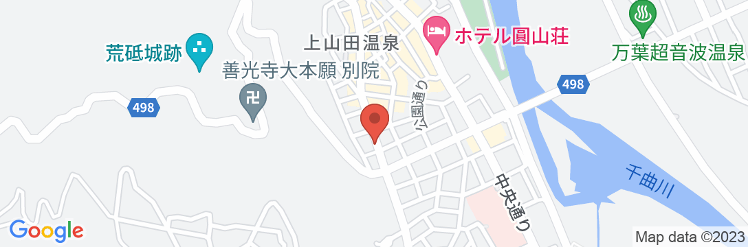 戸倉上山田温泉旅館 やすらぎの宿 旬樹庵 若の湯の地図
