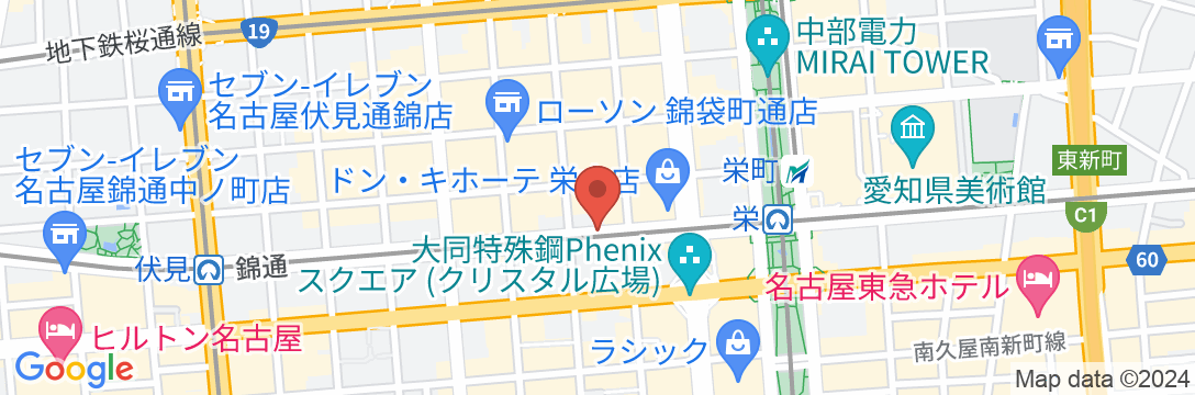 東京第一ホテル錦の地図