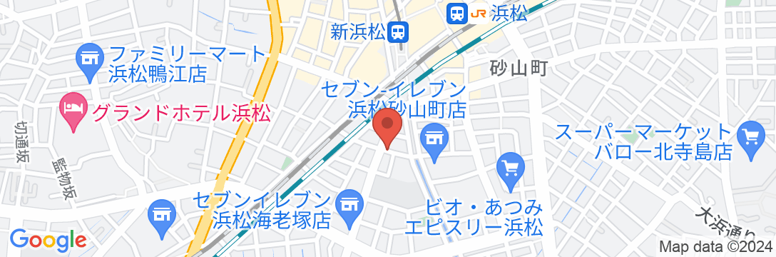 アパホテル〈浜松駅南〉の地図