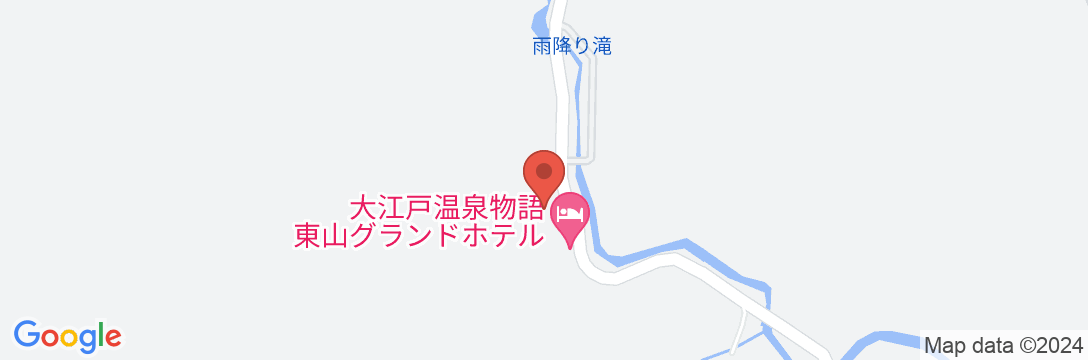 大江戸温泉物語 東山グランドホテルの地図