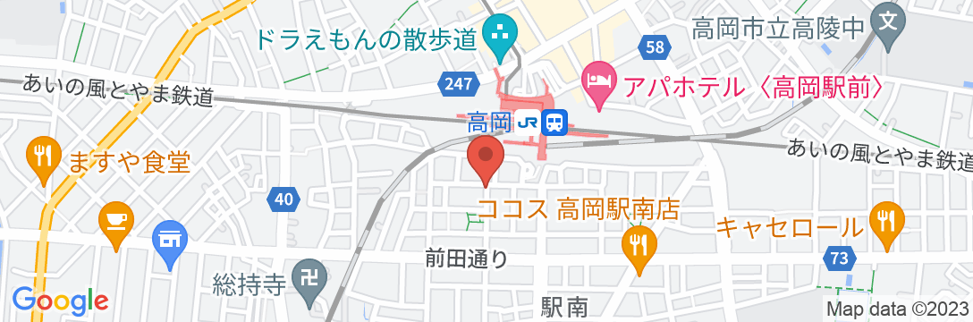スマイルホテル高岡駅前の地図