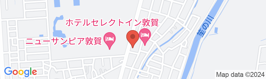 ホテルセレクトイン敦賀の地図
