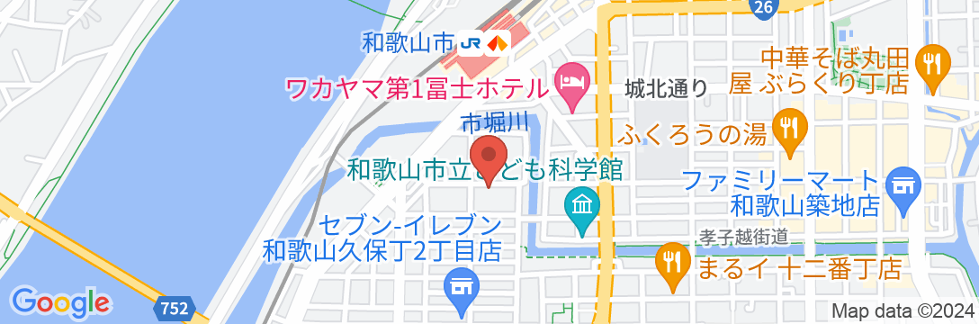 ワカヤマ第2冨士ホテルの地図