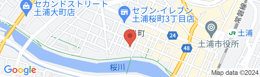 ビジネスホテル 若藤の地図