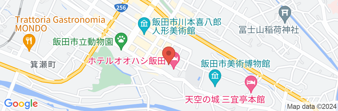 ホテルオオハシ飯田の地図