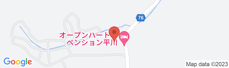 オープンハート・ペンション平川の地図