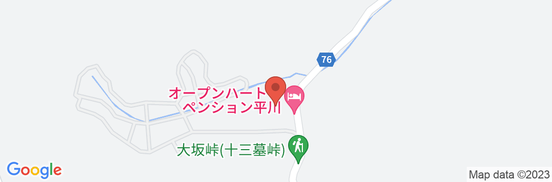 オープンハート・ペンション平川の地図