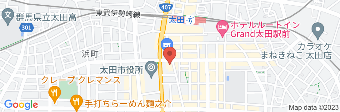 太田ナウリゾートホテルの地図