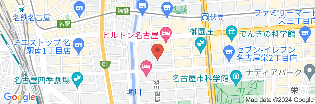 ─都心の天然温泉─ 名古屋クラウンホテルの地図