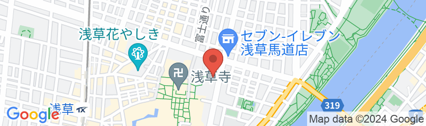 ヴィアイン浅草(JR西日本グループ)の地図