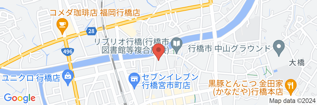 京都ホテル<福岡県>の地図