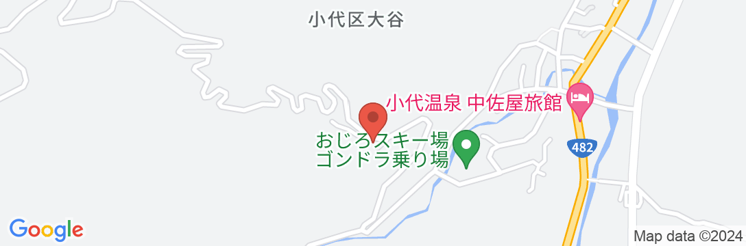 料理旅館 大平山荘の地図