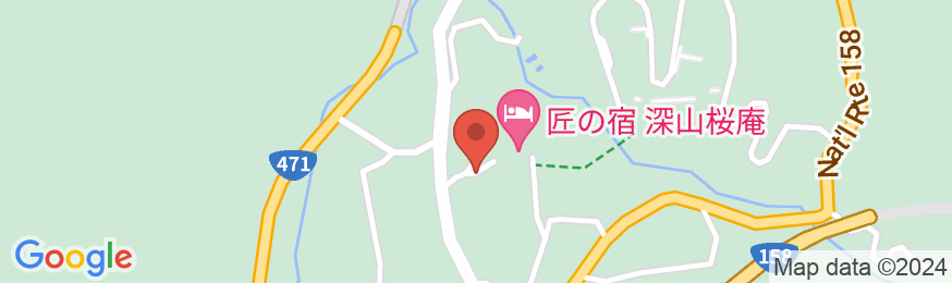 匠の宿 深山桜庵(共立リゾート)の地図