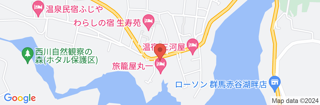 猿ヶ京温泉 旅籠屋 丸一の地図