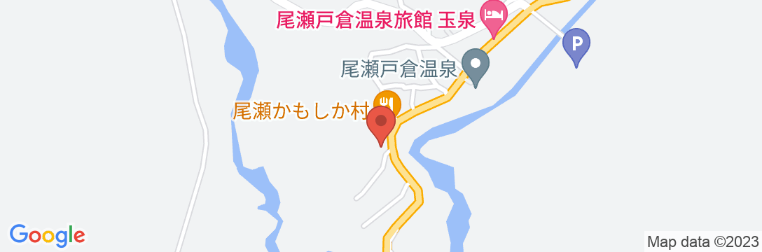 尾瀬かもしか村の地図