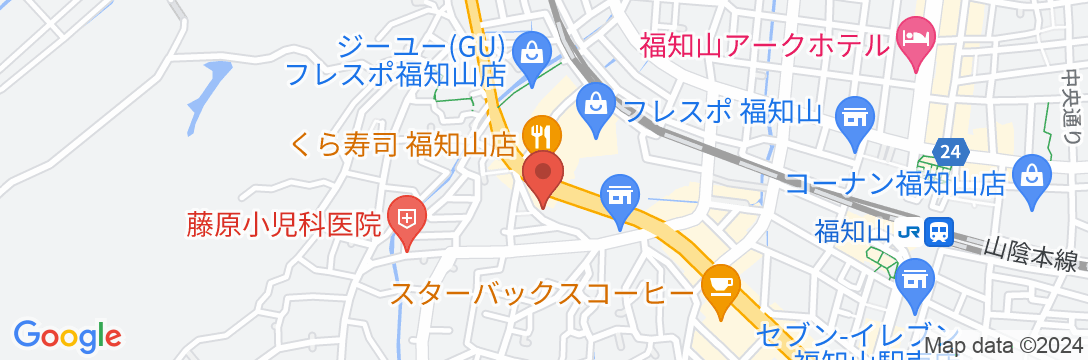 ホテルつかさ福知山の地図