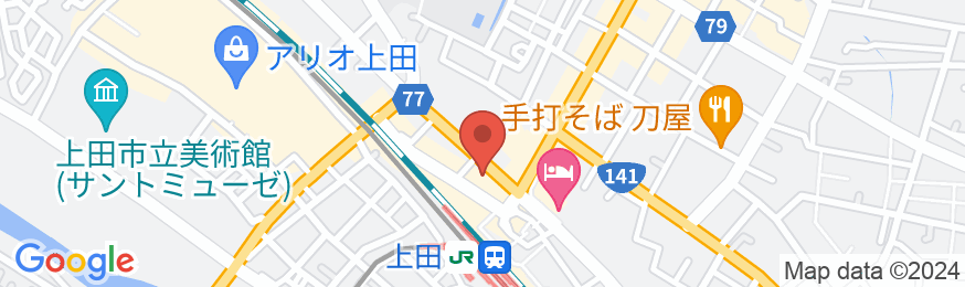 東横INN上田駅前の地図