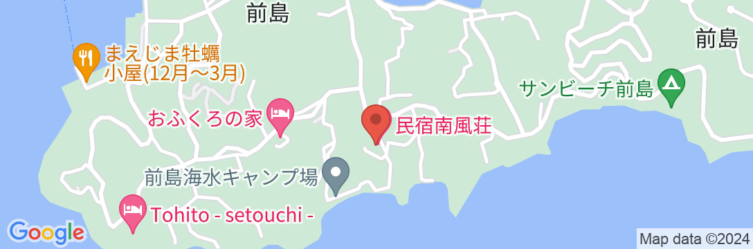 民宿 南風荘<岡山県>の地図