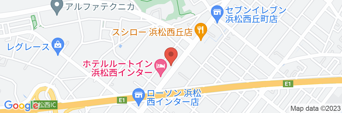 ホテルルートイン浜松西インターの地図