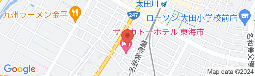 マーレホテル東海(MARE HOTEL)の地図