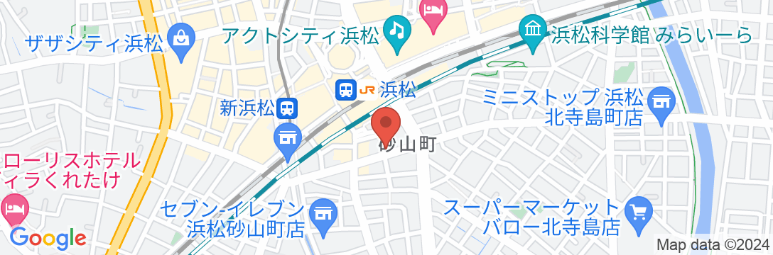 ホテルサウスガーデン浜松の地図