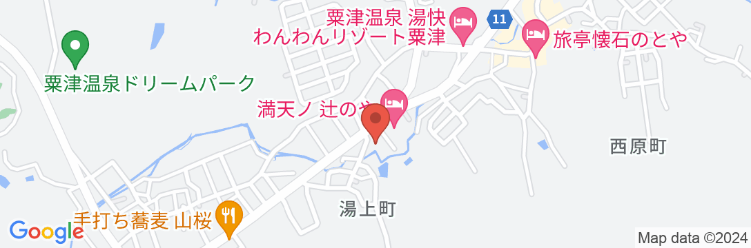 HOTEL AZ 石川粟津店の地図