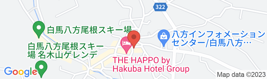 HOTEL 24sweets HAKUBAの地図