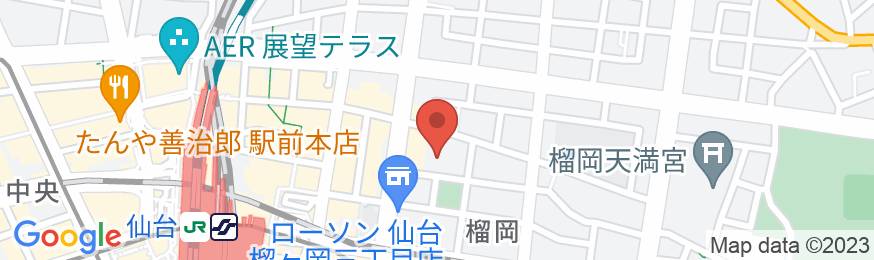 東横INN仙台東口1号館の地図