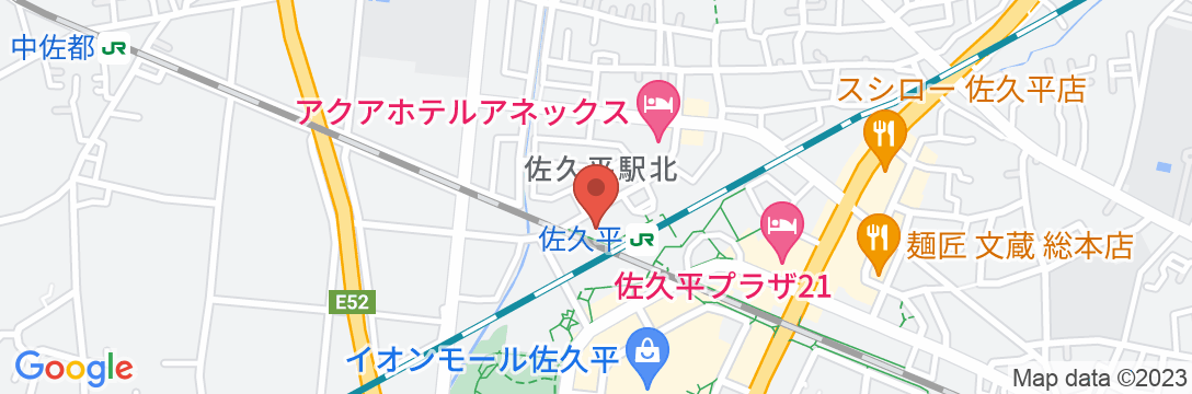 東横INN佐久平駅浅間口の地図