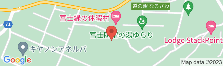 じらごんの富士の館の地図