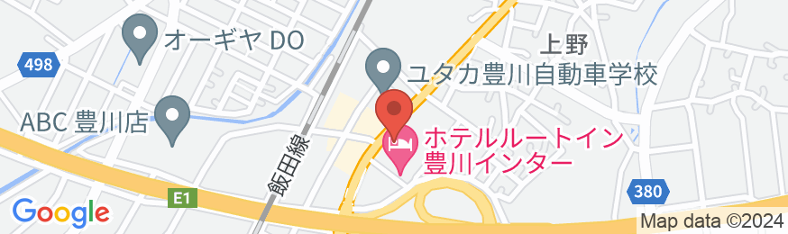 チサンイン豊川インターの地図