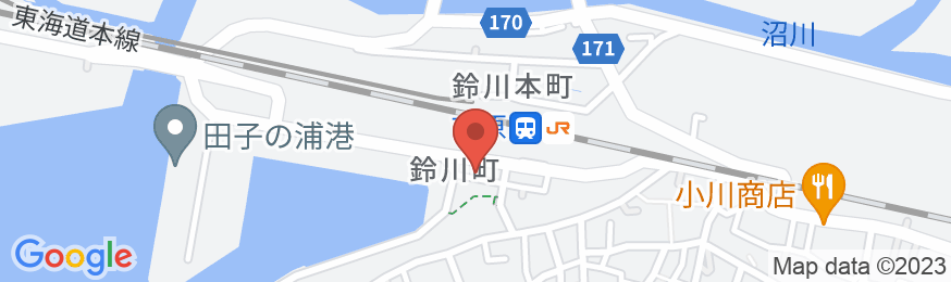 ビジネスホテル おかむらの地図
