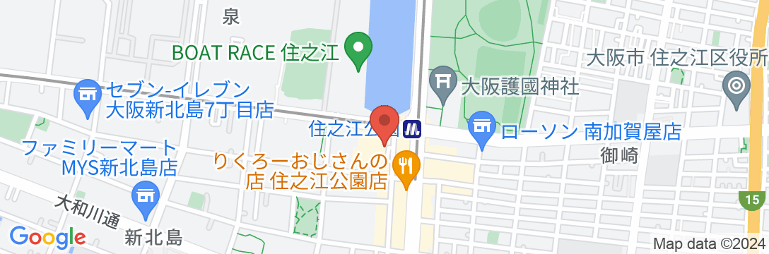 大阪ジョイテルホテルの地図