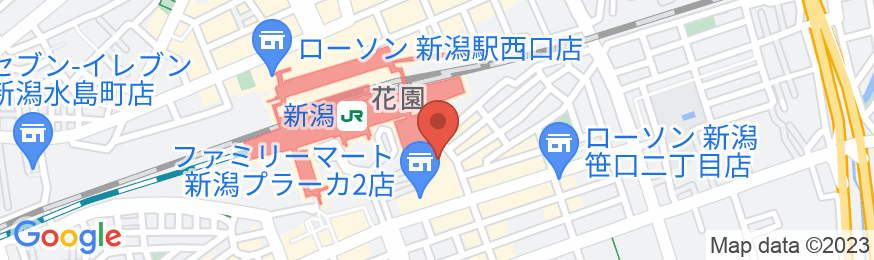 アートホテル新潟駅前の地図