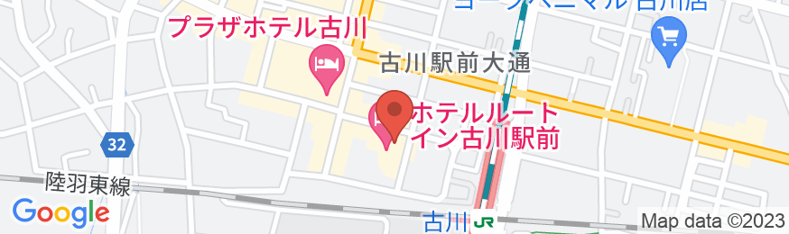 ホテルルートイン古川駅前(ふるかわえきまえ)<宮城県>の地図