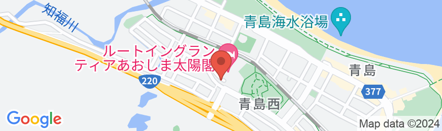 青島天然温泉ルートイングランティアあおしま太陽閣の地図