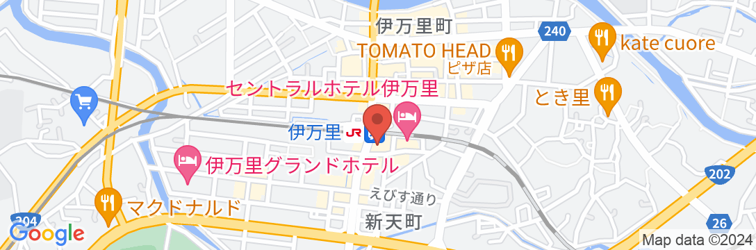 セントラルホテル伊万里の地図