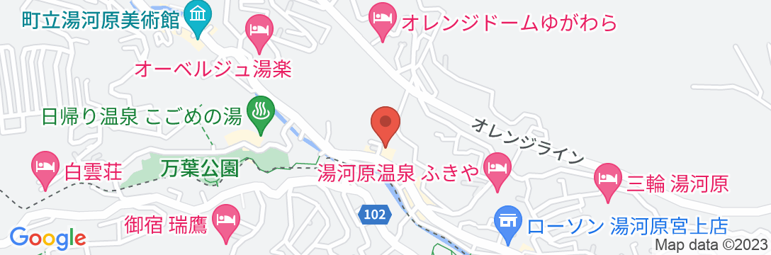 岩亀荘の地図