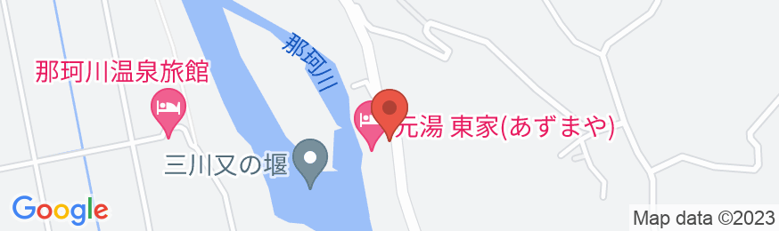 元湯 東家<栃木県>の地図