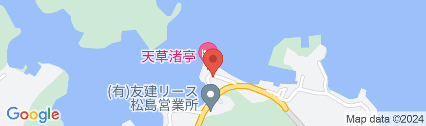 松島温泉 天草渚亭の地図
