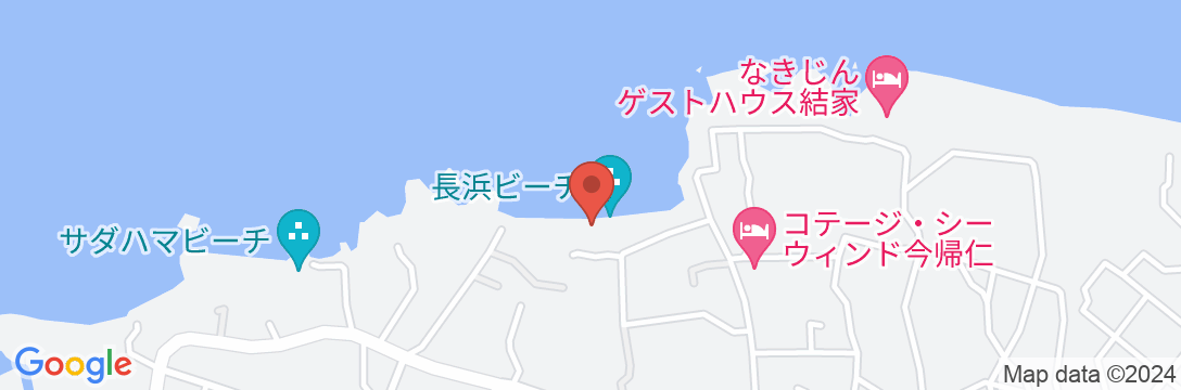 長浜ビーチリゾート海音KANONの地図