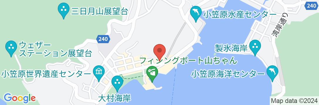父島ビューホテル <小笠原諸島父島>の地図