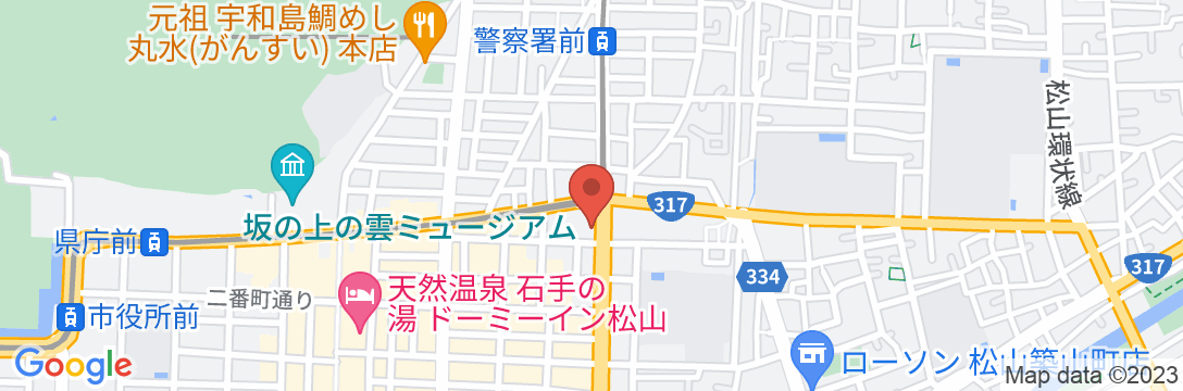 スマイルホテル松山の地図